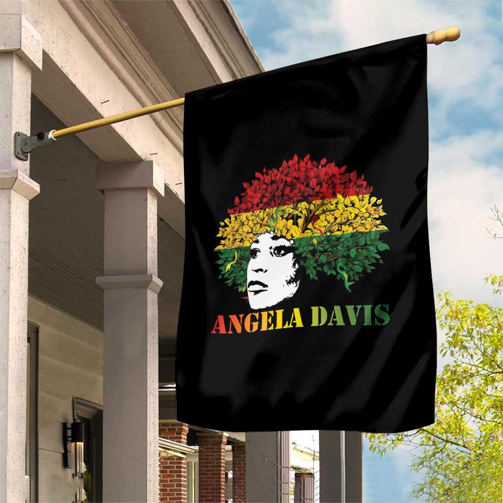 Angela Davis Garden Flag Black History Month - Wonder Print Shop