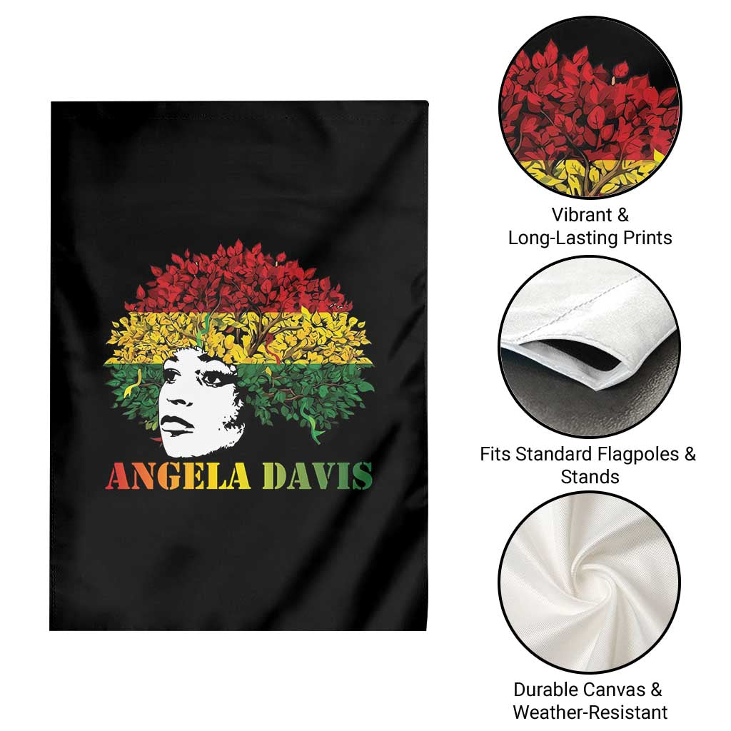 Angela Davis Garden Flag Black History Month - Wonder Print Shop