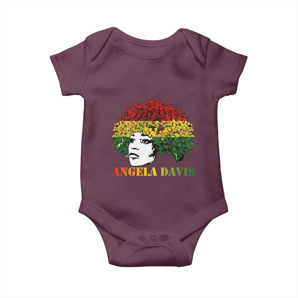 Angela Davis Baby Onesie Black History Month - Wonder Print Shop