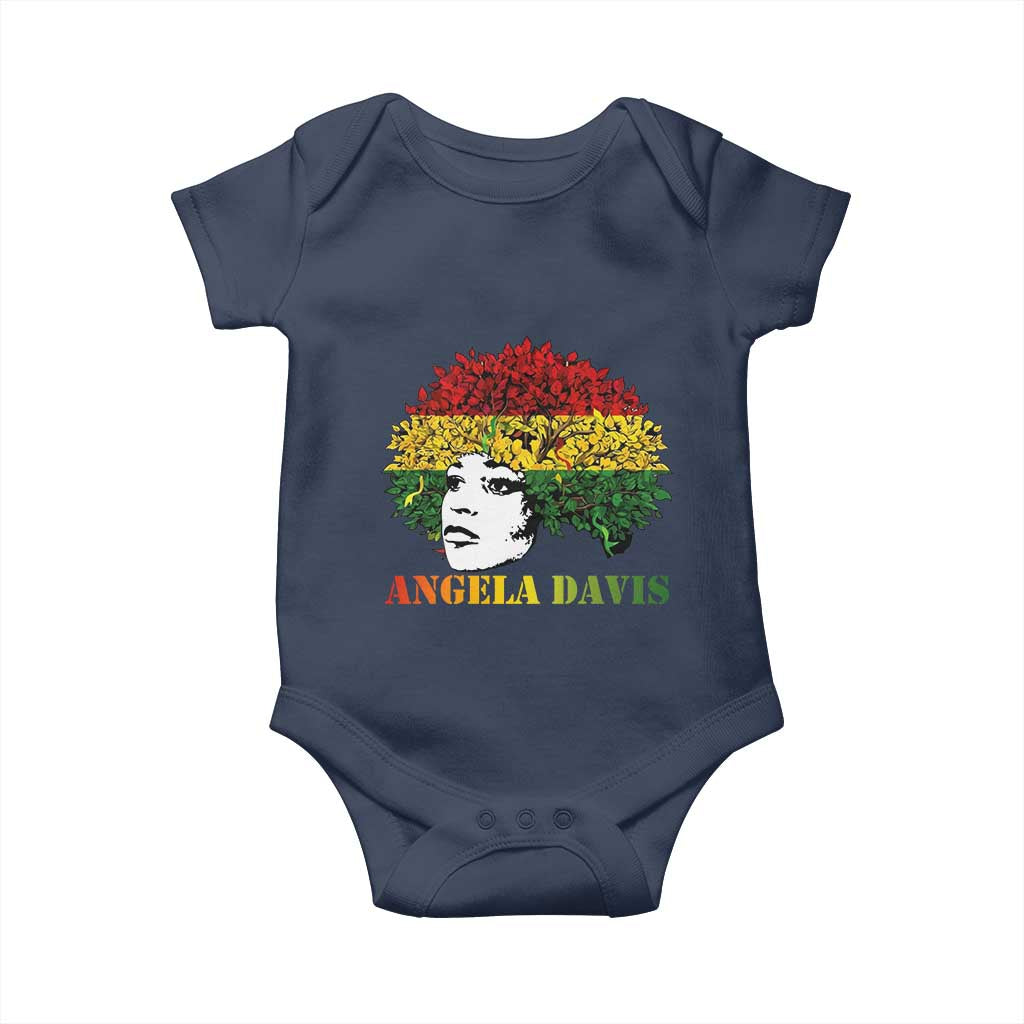 Angela Davis Baby Onesie Black History Month - Wonder Print Shop