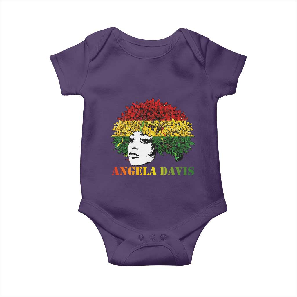 Angela Davis Baby Onesie Black History Month - Wonder Print Shop
