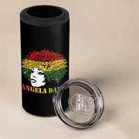 Angela Davis 4 in 1 Can Cooler Tumbler Black History Month - Wonder Print Shop