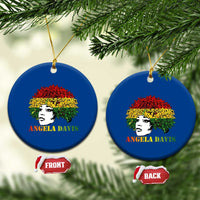 Angela Davis Ceramic Ornament Black History Month - Wonder Print Shop