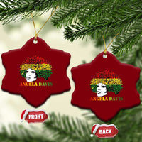 Angela Davis Ceramic Ornament Black History Month - Wonder Print Shop