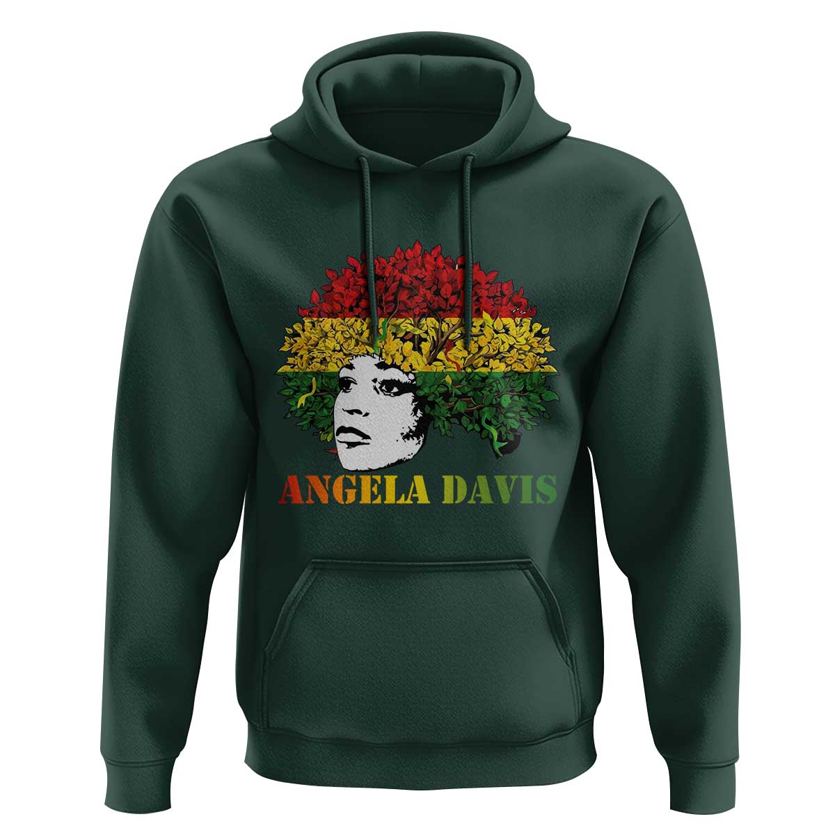 Angela Davis Hoodie Black History Month - Wonder Print Shop