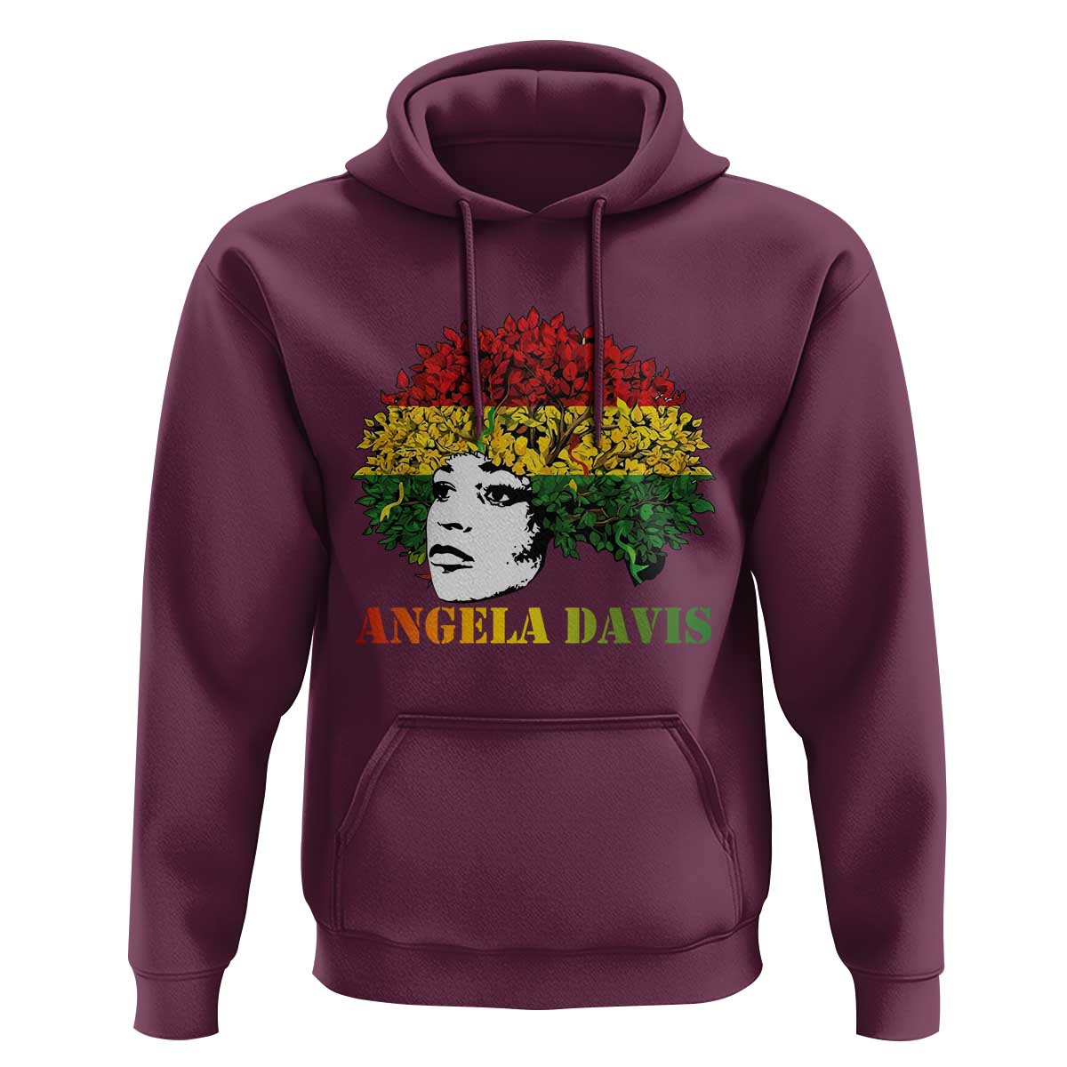 Angela Davis Hoodie Black History Month - Wonder Print Shop