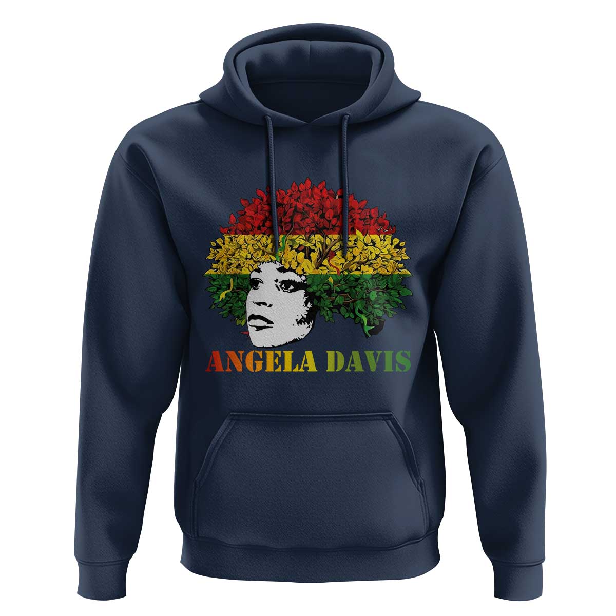 Angela Davis Hoodie Black History Month - Wonder Print Shop