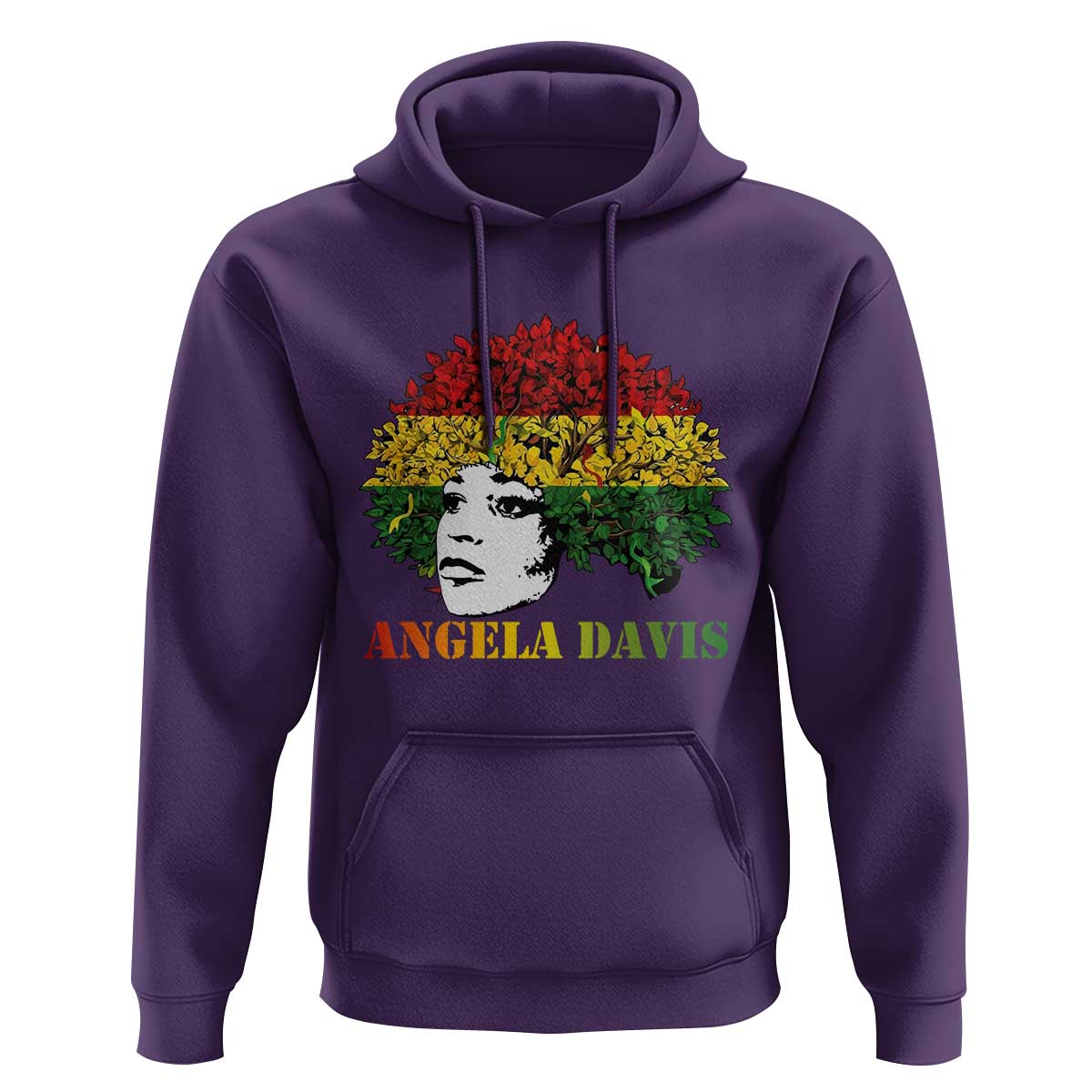 Angela Davis Hoodie Black History Month - Wonder Print Shop