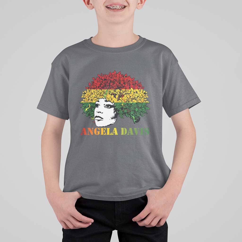 Angela Davis T Shirt For Kid Black History Month - Wonder Print Shop