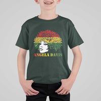 Angela Davis T Shirt For Kid Black History Month - Wonder Print Shop