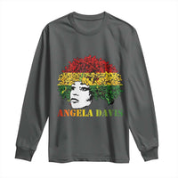 Angela Davis Long Sleeve Shirt Black History Month - Wonder Print Shop