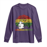 Angela Davis Long Sleeve Shirt Black History Month - Wonder Print Shop
