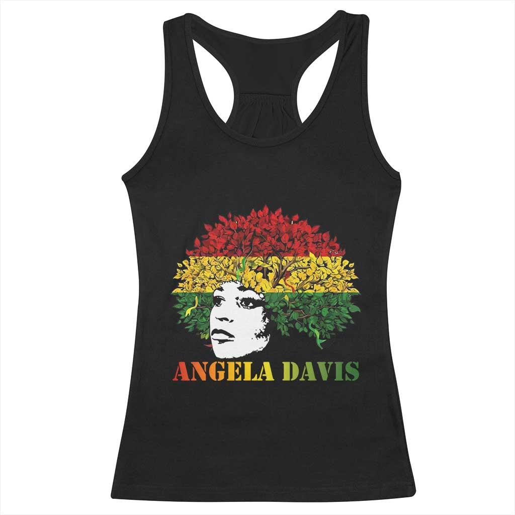 Angela Davis Racerback Tank Top Black History Month - Wonder Print Shop