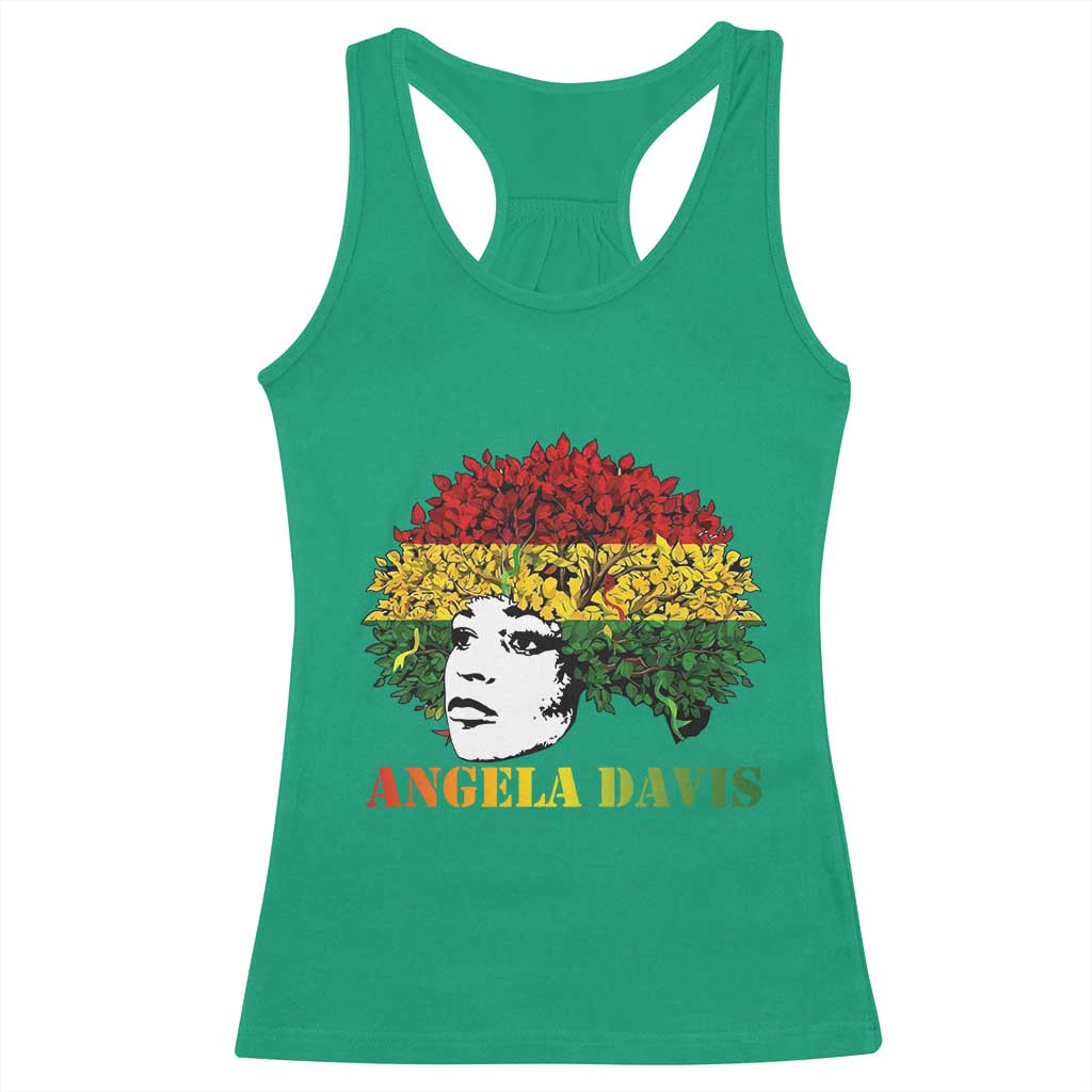 Angela Davis Racerback Tank Top Black History Month - Wonder Print Shop