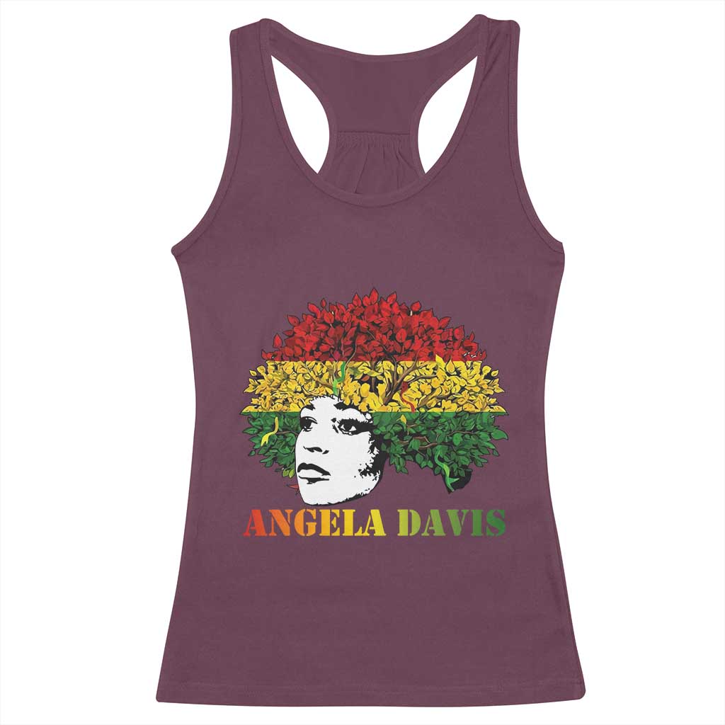 Angela Davis Racerback Tank Top Black History Month - Wonder Print Shop