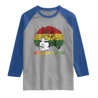 Angela Davis Raglan Shirt Black History Month - Wonder Print Shop
