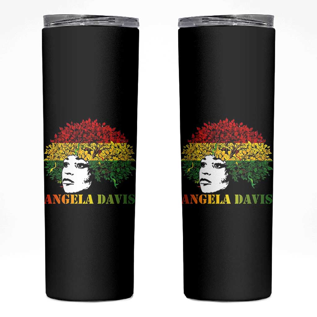 Angela Davis Skinny Tumbler Black History Month - Wonder Print Shop