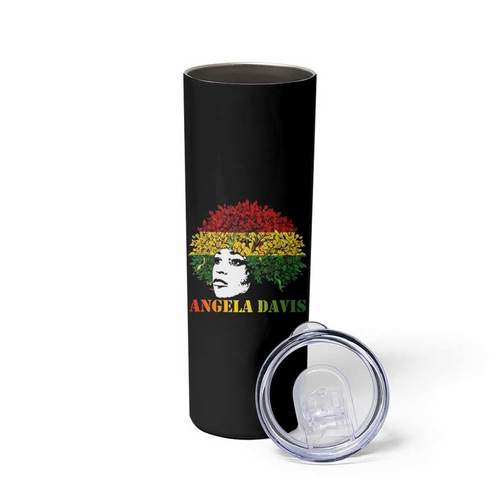 Angela Davis Skinny Tumbler Black History Month - Wonder Print Shop