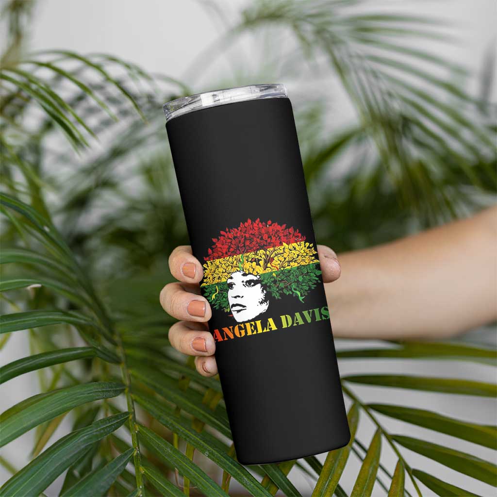 Angela Davis Skinny Tumbler Black History Month - Wonder Print Shop
