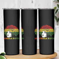 Angela Davis Skinny Tumbler Black History Month - Wonder Print Shop