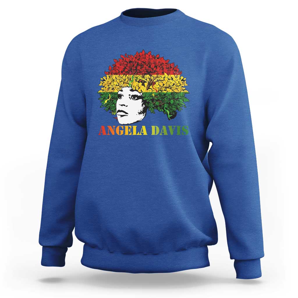 Angela Davis Sweatshirt Black History Month - Wonder Print Shop