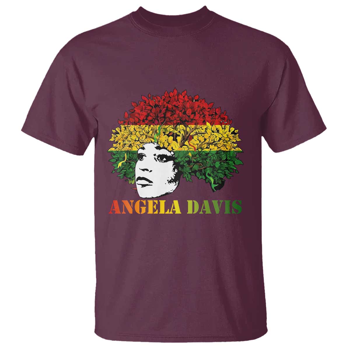 Angela Davis T Shirt Black History Month - Wonder Print Shop