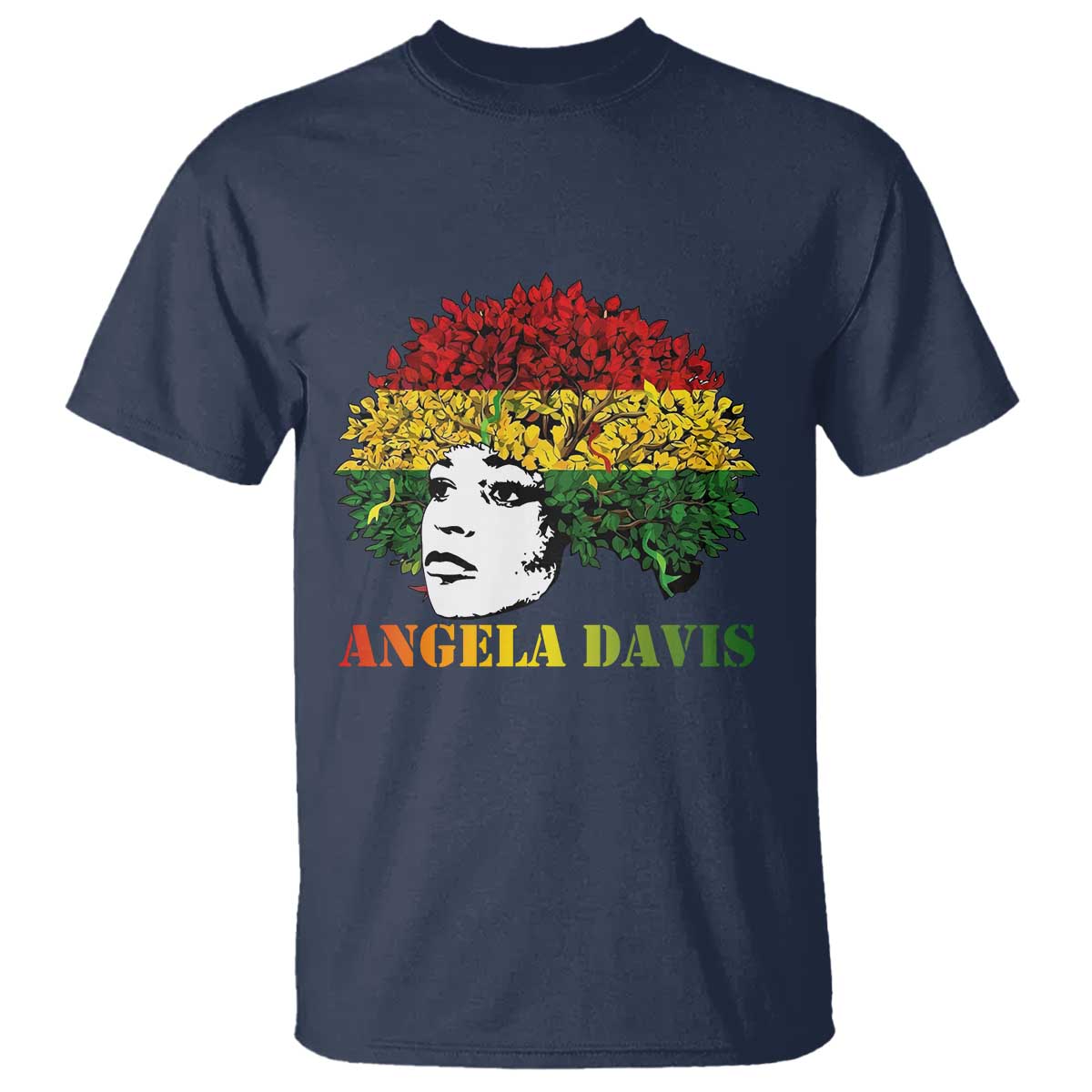 Angela Davis T Shirt Black History Month - Wonder Print Shop