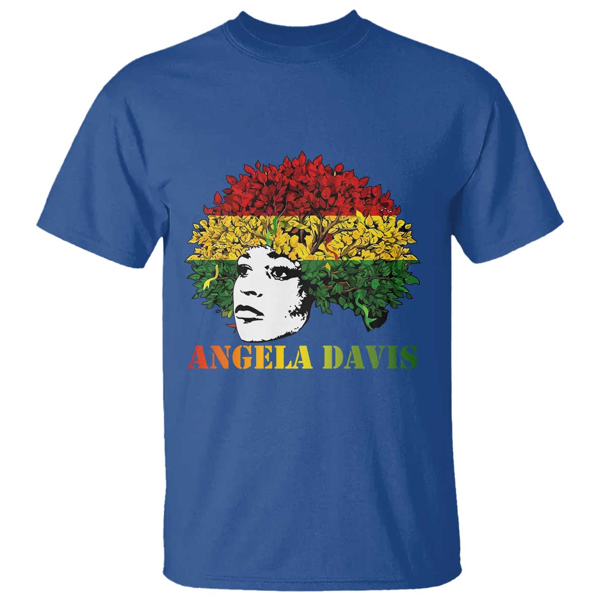 Angela Davis T Shirt Black History Month - Wonder Print Shop