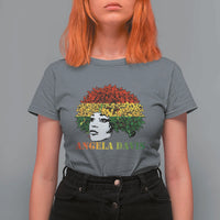 Angela Davis T Shirt For Women Black History Month - Wonder Print Shop