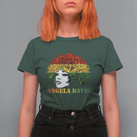 Angela Davis T Shirt For Women Black History Month - Wonder Print Shop