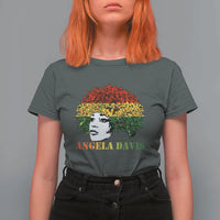 Angela Davis T Shirt For Women Black History Month - Wonder Print Shop