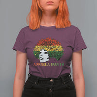 Angela Davis T Shirt For Women Black History Month - Wonder Print Shop