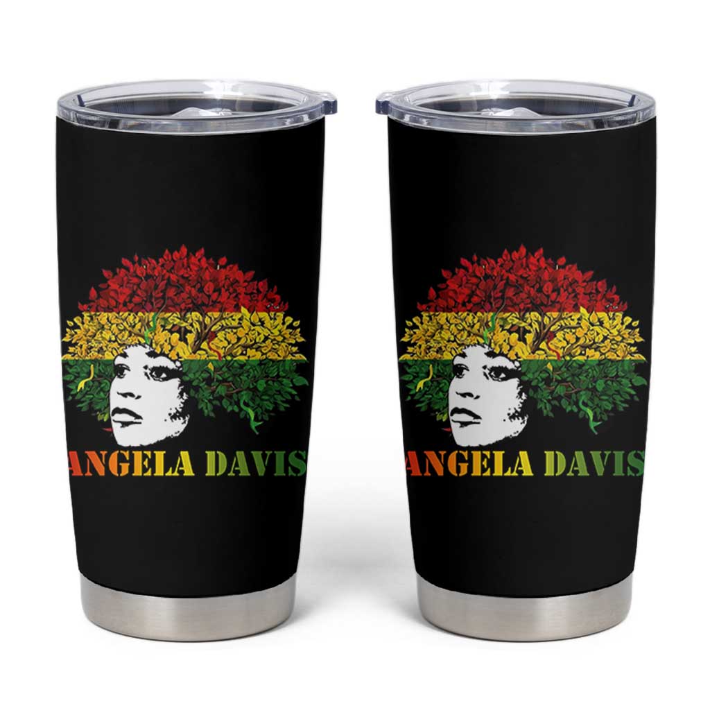 Angela Davis Tumbler Cup Black History Month - Wonder Print Shop