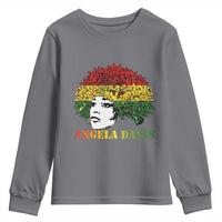 Angela Davis Youth Sweatshirt Black History Month - Wonder Print Shop