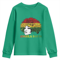 Angela Davis Youth Sweatshirt Black History Month - Wonder Print Shop