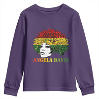 Angela Davis Youth Sweatshirt Black History Month - Wonder Print Shop