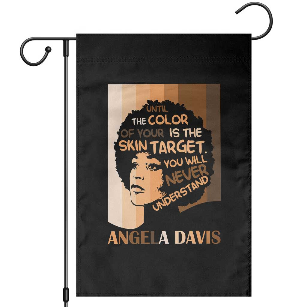 Angela Davis Inspirational Quote Garden Flag Black Pride Melanin - Wonder Print Shop