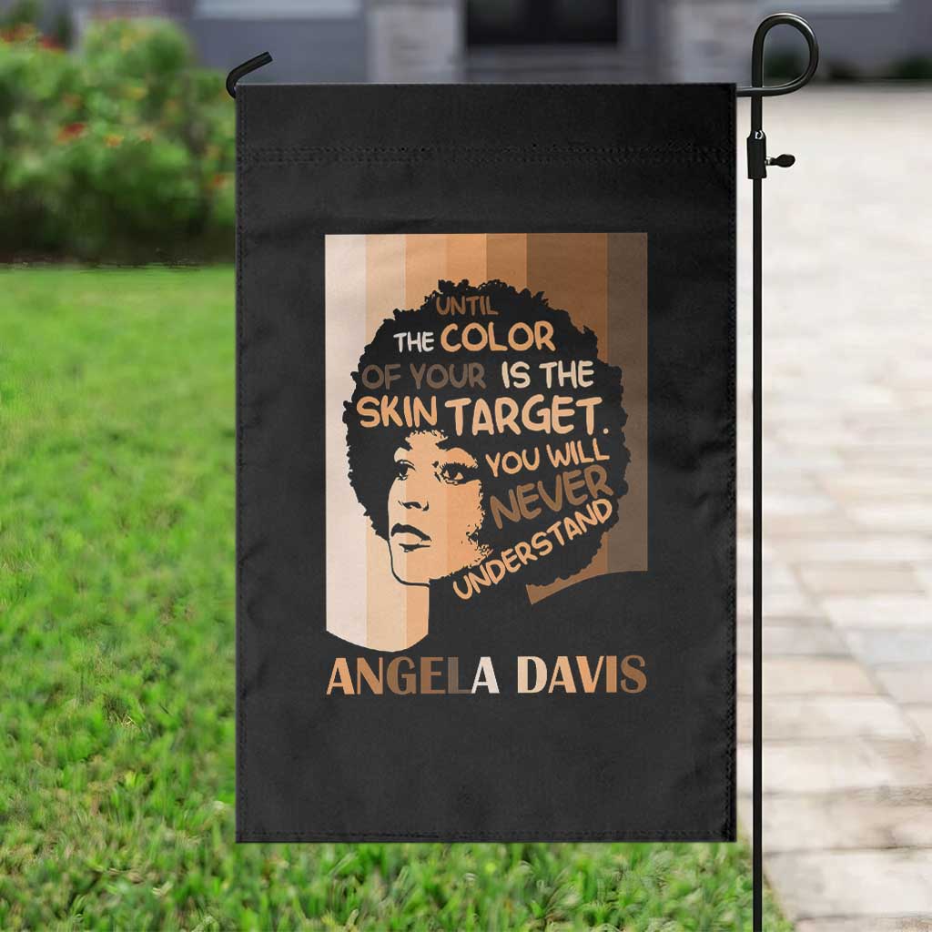Angela Davis Inspirational Quote Garden Flag Black Pride Melanin - Wonder Print Shop