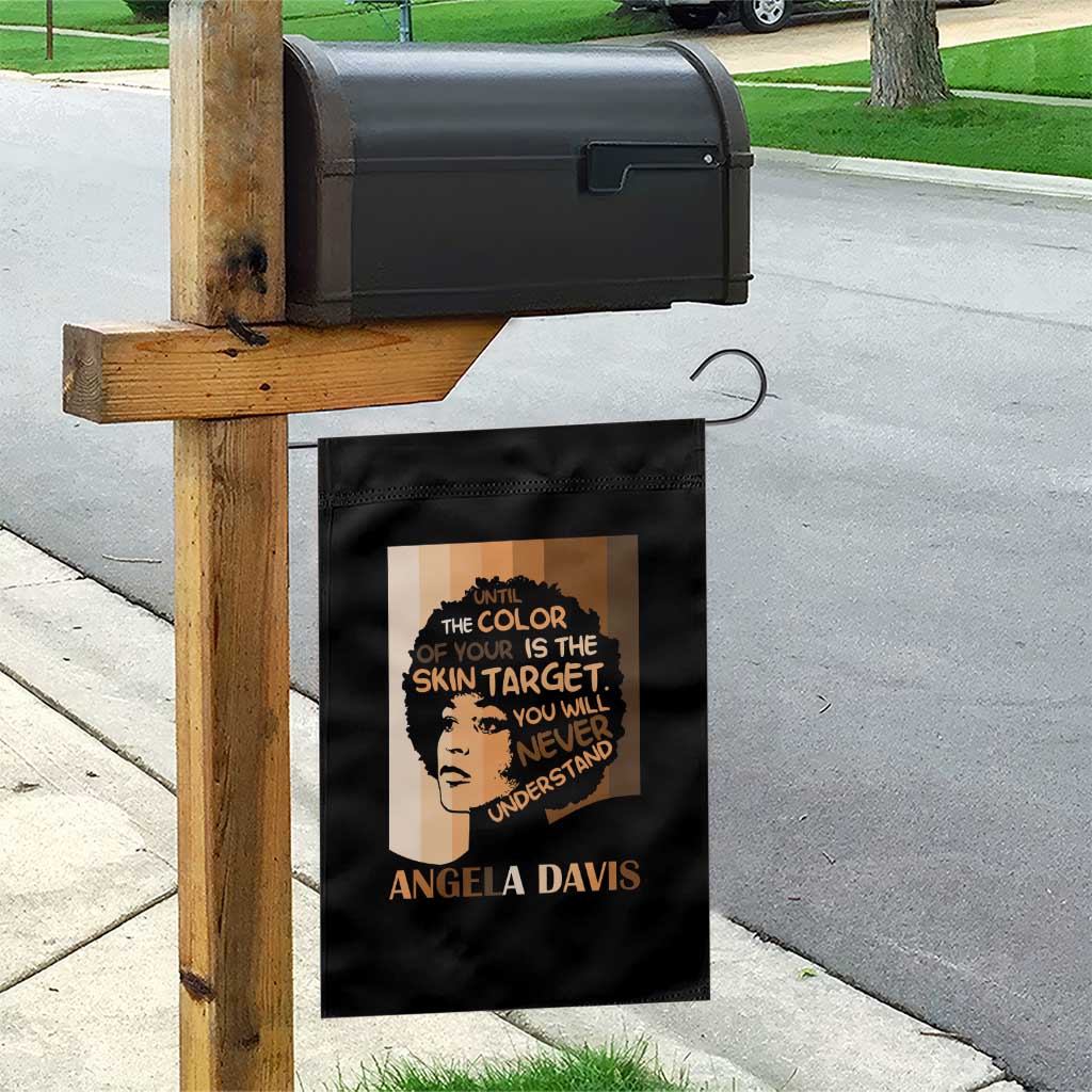 Angela Davis Inspirational Quote Garden Flag Black Pride Melanin - Wonder Print Shop