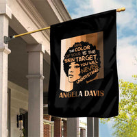 Angela Davis Inspirational Quote Garden Flag Black Pride Melanin - Wonder Print Shop