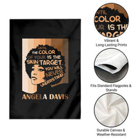Angela Davis Inspirational Quote Garden Flag Black Pride Melanin - Wonder Print Shop