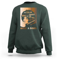 Angela Davis Inspirational Quote Sweatshirt Black Pride Melanin - Wonder Print Shop