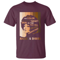 Angela Davis Inspirational Quote T Shirt Black Pride Melanin - Wonder Print Shop