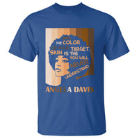 Angela Davis Inspirational Quote T Shirt Black Pride Melanin - Wonder Print Shop