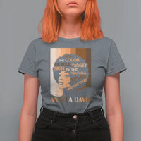 Angela Davis Inspirational Quote T Shirt For Women Black Pride Melanin - Wonder Print Shop