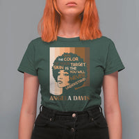 Angela Davis Inspirational Quote T Shirt For Women Black Pride Melanin - Wonder Print Shop