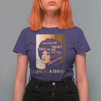 Angela Davis Inspirational Quote T Shirt For Women Black Pride Melanin - Wonder Print Shop