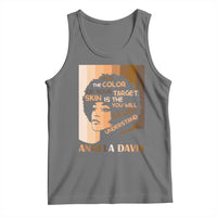 Angela Davis Inspirational Quote Tank Top Black Pride Melanin - Wonder Print Shop