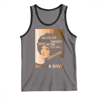 Angela Davis Inspirational Quote Tank Top Black Pride Melanin - Wonder Print Shop