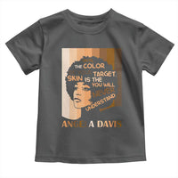 Angela Davis Inspirational Quote Toddler T Shirt Black Pride Melanin - Wonder Print Shop